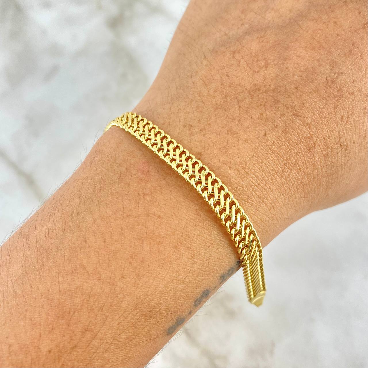 Pulso Sedusa 5.65gr / 19cm / 6mm Oro Amarillo +3
