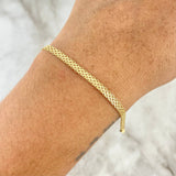 Pulso Chino 3gr / 18cm / 3mm Oro Amarillo +1