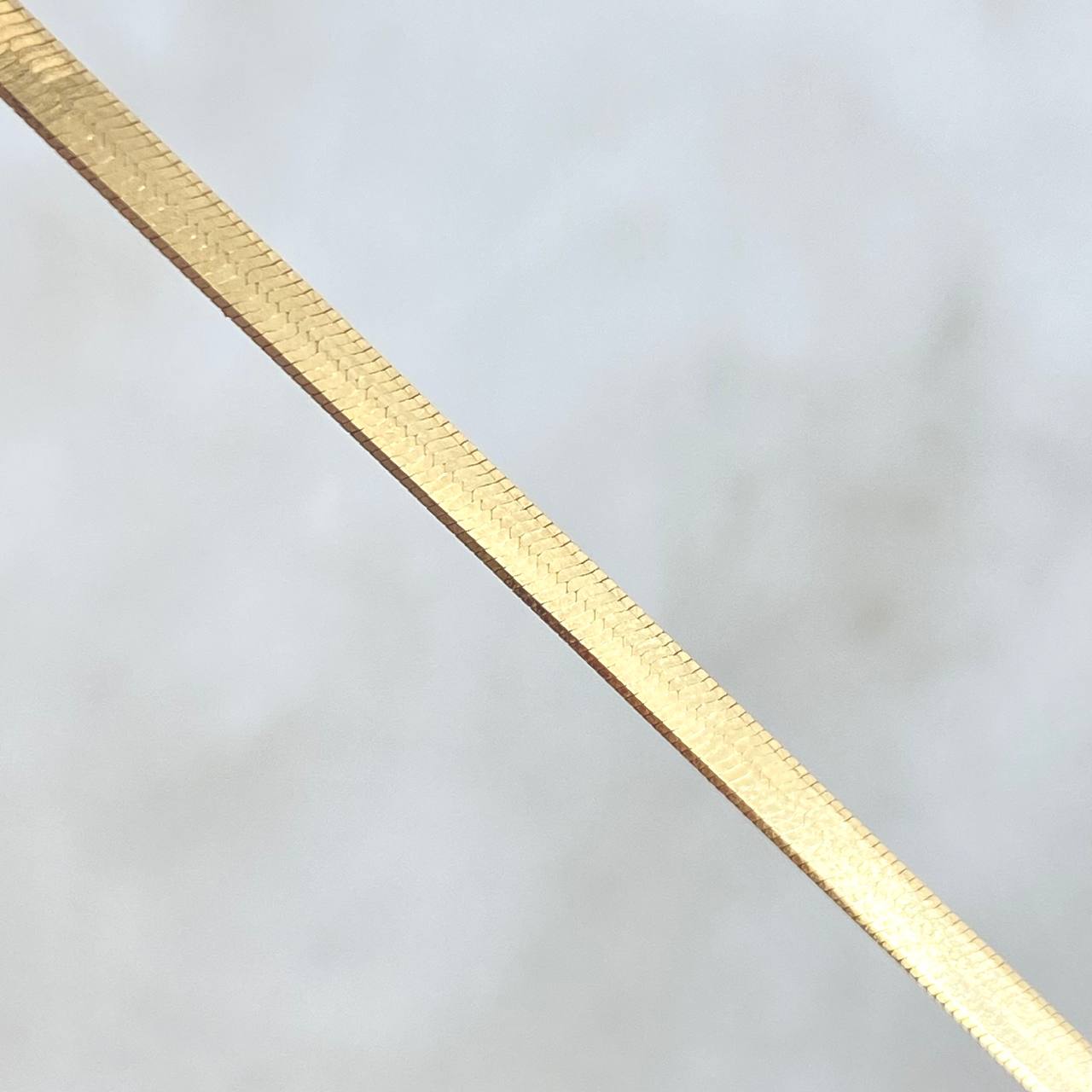 Cadena Espejo 3.85gr / 40cm / 2.5mm Oro Amarillo +3