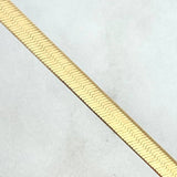 Cadena Espejo 8.4gr / 45cm / 3.8mm Oro Amarillo +3