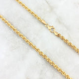 Cadena Lazo 10.85gr / 60cm / 4mm Oro Amarillo +3 ©
