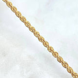 Cadena Lazo 13.1gr / 70cm / 3.8mm Oro Amarillo +3