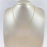 Cadena Cubana 1.3gr / 40cm / 1.4mm Oro Amarillo +1 (Oferta)