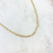 Cadena Plana 10.55gr / 50cm / 3.4mm Diamantada Tres Oros +3