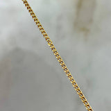 Cadena Cubana 1.3gr / 40cm / 1.4mm Oro Amarillo +1 (Oferta)