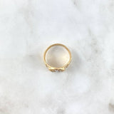 Anillo Ancla 6.4gr / T11 / Dos Oros Amarillo Blanco
