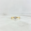 Anillo Soliario 1.35gr / T6 3/4 / Circon Blanco Oro Amarillo ©