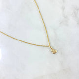 Cadena Lazo 0.95gr / 50cm + Dije Pato Mate 0.25gr / 1.2cm Oro Amarillo (Oferta)