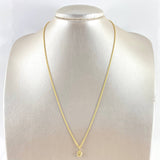 Cadena Lazo 0.95gr / 50cm + Dije Gato 0.25gr / 1cm Oro Amarillo (Oferta)