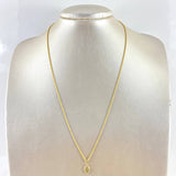 Cadena Lazo 0.95gr / 50cm + Dije San Benito 0.3gr / 1.4cm Oro Amarillo (Oferta)