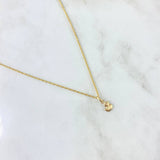 Cadena Lazo 0.85gr / 45cm + Dije Pato Liso - Mate 0.25gr / 1.2cm Oro Amarillo (Oferta)