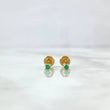 Topos Cuatro Garras Esmeraldas 4pts 0.55gr / 1.8mm Oro Amarillo 18K *