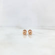 Topos Bola 5mm 0.6gr / Diamantada Oro Rosa ©