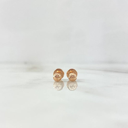 Topos Bola Diamantada 0.5g / 4mm Oro Rosa 18K