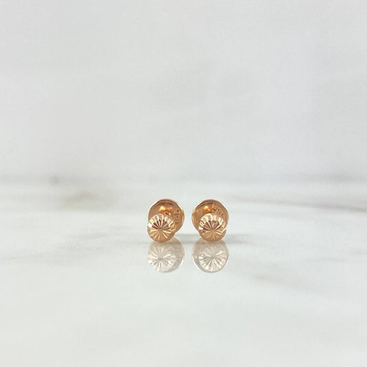 Topos Bola Diamantada 0.5g / 4mm Oro Rosa 18K