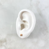 Topos Bola 0.4gr / 3mm Diamantada Oro Rosa 18K ©