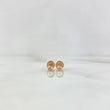 Topos Bola Diamantada 0.4g / 3mm Oro Rosa 18K