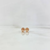 Topos Bola Diamantada 0.4g / 3mm Oro Rosa 18K