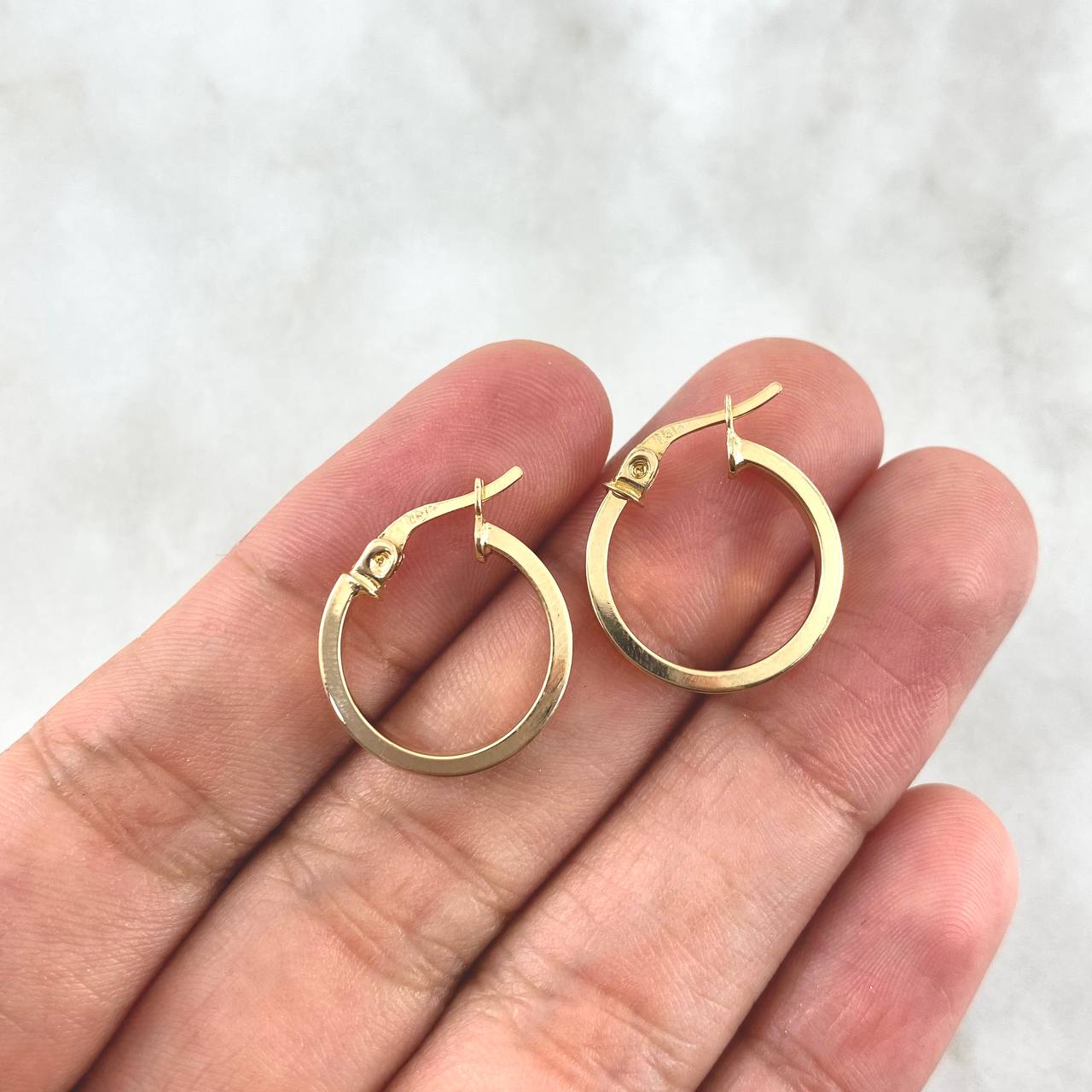 Candongas Diani 1.3gr / 1.6cm / Oro Amarillo 18K