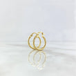 Candongas Lore 1.15gr / 1.8cm / Entorchadas Oro Amarillo