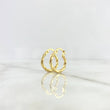 Candongas Tori 1.1gr / 1.7cm / Punteadas Entorchadas Oro Amarillo