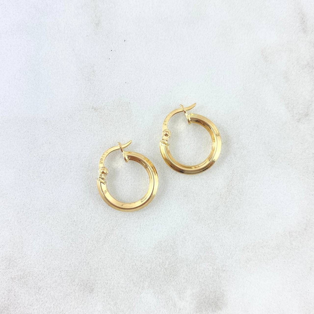 Candongas Clau 1.15gr / 1.6cm / Oro Amarillo