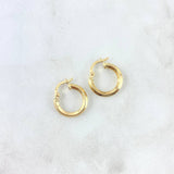 Candongas Clau 1.15gr / 1.6cm / Oro Amarillo
