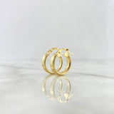 Candongas Miku 1.95gr / 1.7cm / Rayadas Oro Amarillo