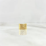 Piercing Earcuff Simulador Texturizado 1.05gr / 1.1cm / Oro Amarillo (Joya)