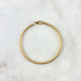 Pulso Malla Escamada 3.3gr / 18.5cm / 3mm Oro Amarillo +4 ©