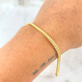 Pulso Franco 3.3gr / 20cm / 2.5mm Oro Amarillo +4 ©