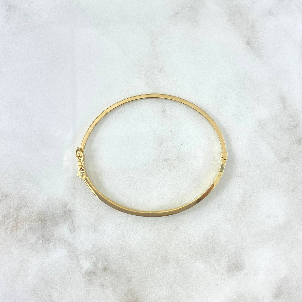 Pulso Aro CT 7gr / 17cm / Circones Blancos Oro Amarillo +4 *