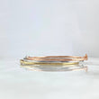 Pulso Tres Aros 10gr / 19cm / Liso Tres Oros +4 *