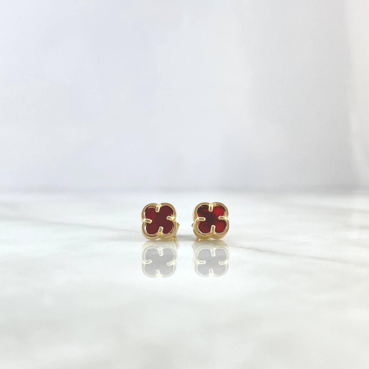 Topos Trébol VCyA 2.23gr / 0.7cm / 7mm Ambar Rojo Liso Oro Amarillo Nac.Esp. *