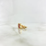 Topos Trébol VCyA 2.75gr / 1cm / 10mm Ambar Rojo Liso Oro Amarillo Nac.Esp. ©