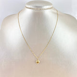 Cadena Veneciana 1gr / 40cm + Dije de Corazón 0.3gr / 1.3cm Oro Amarillo (Oferta)