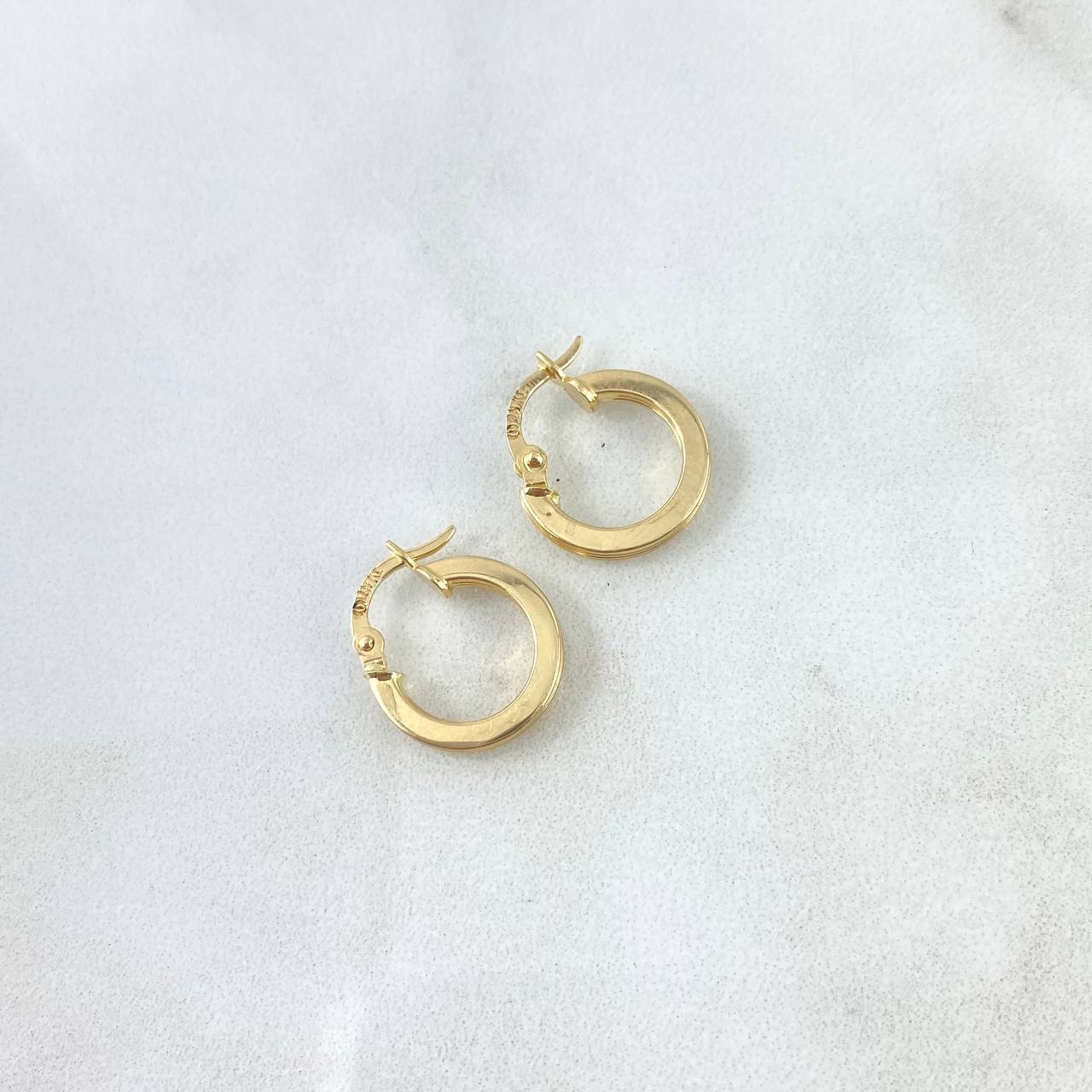 Candongas Andy 1.3gr / 1.5cm / Oro Amarillo 18K *