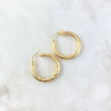Candongas Sofi 3.2gr / 2.6cm / Espiral Oro Amarillo *