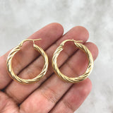 Candongas Sofi 3.2gr / 2.6cm / Espiral Oro Amarillo *
