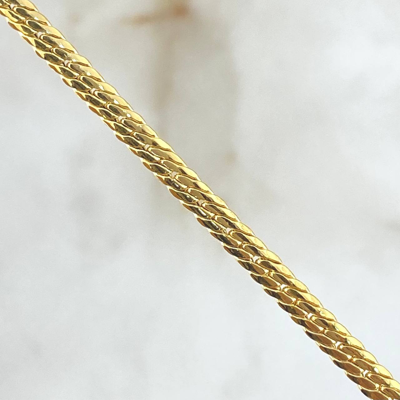 Cadena Serpiente 6.8gr / 60cm / 2.75mm Oro Amarillo +3