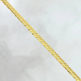 Cadena Serpiente 3.45gr / 45cm / 2mm Oro Amarillo +3 ©