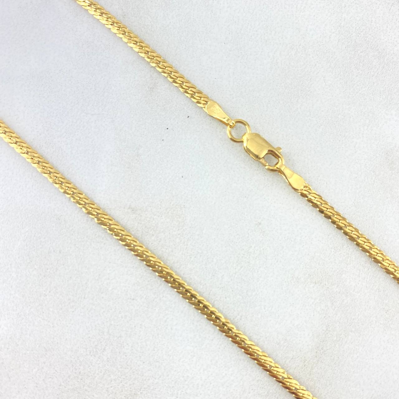 Cadena Serpiente 3.45gr / 45cm / 2mm Oro Amarillo +3 ©