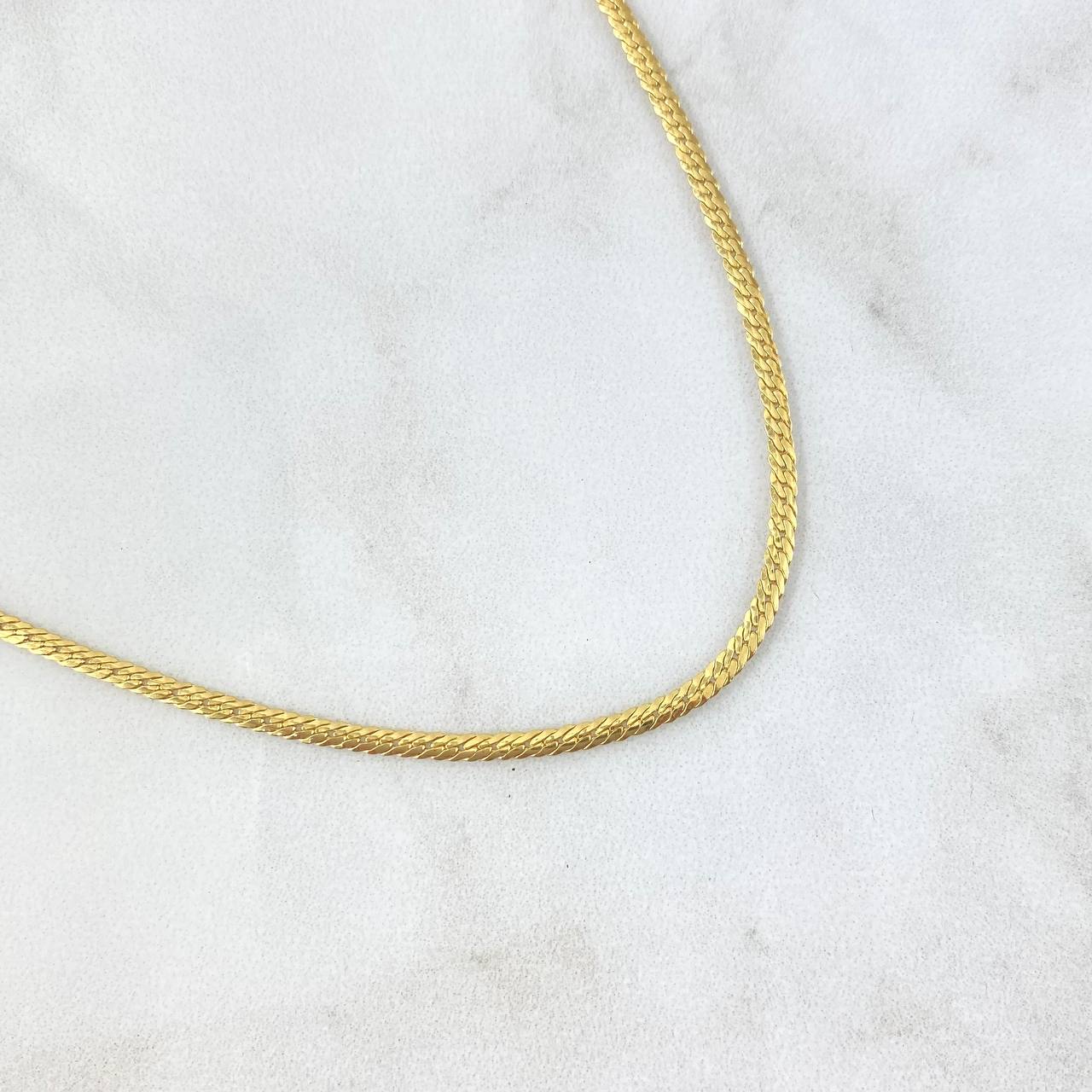 Cadena Serpiente 3.45gr / 45cm / 2mm Oro Amarillo +3 ©