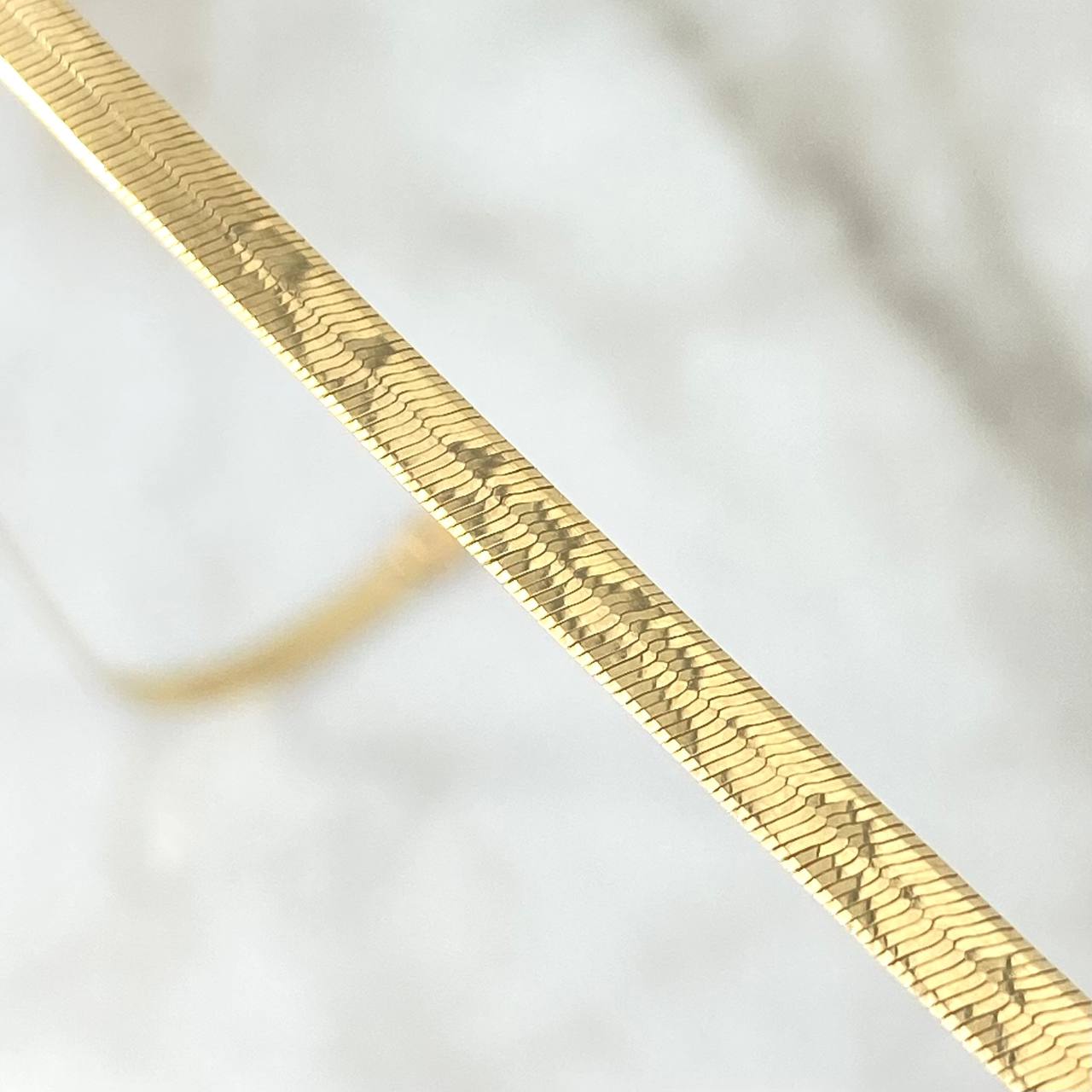 Cadena Espejo 6.15gr / 40cm / 3.4mm Oro Amarillo +3 ©