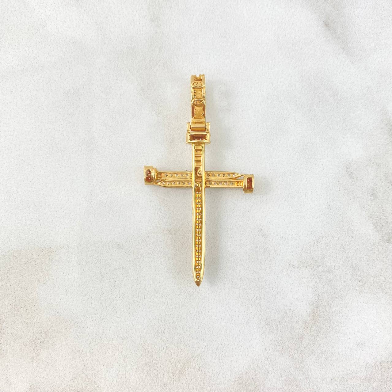 Dije Cruz Clavo 4.1gr / 4.8cm / Oro Amarillo 18K