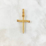 Dije Cruz Clavo 4.1gr / 4.8cm / Oro Amarillo 18K