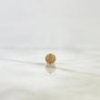 Herraje Bola de Fuego 0.9gr / 0.6cm / 6mm Circones Blancos Oro Amarillo