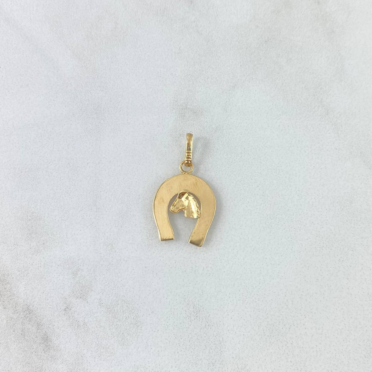 Dije Herradura Caballo 0.75gr / 2.1cm / Oro Amarillo