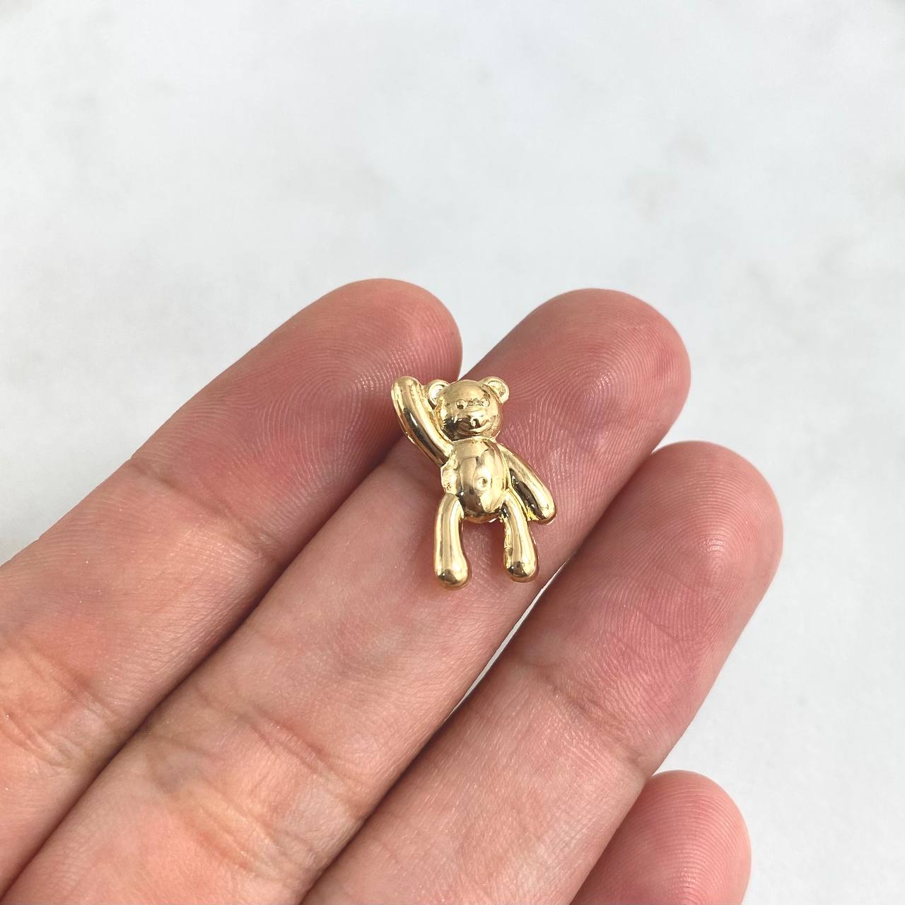 Dije Oso 0.65gr / 1.2cm / Oro Amarillo