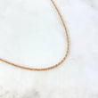 Cadena Lazo 0.95gr / 50cm / 1.25mm Oro Rosa +3